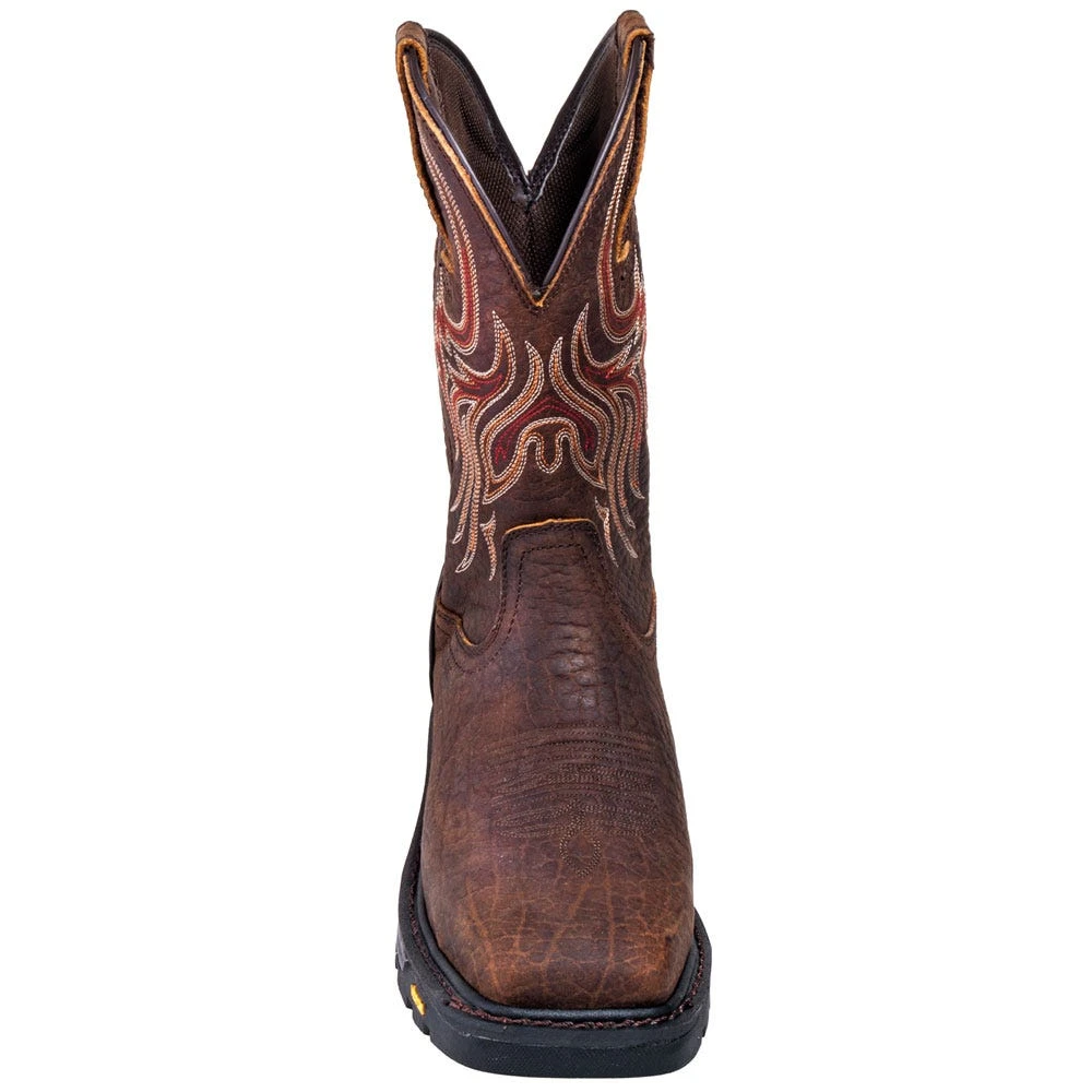 Justin Boots: Men's WK2111 Square Steel Toe Waterproof Commander X5 Pull-On Work Boots 8 Justin Boots: Men's WK2111 Square Steel Toe Waterproof Commander X5 Pull-On Work Boots - Image 6