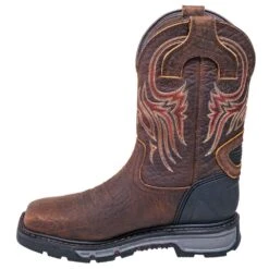 Justin Boots: Men's WK2111 Square Steel Toe Waterproof Commander X5 Pull-On Work Boots 13 Justin Boots: Men's WK2111 Square Steel Toe Waterproof Commander X5 Pull-On Work Boots -Work Shoe Store justin wk2111 i 01