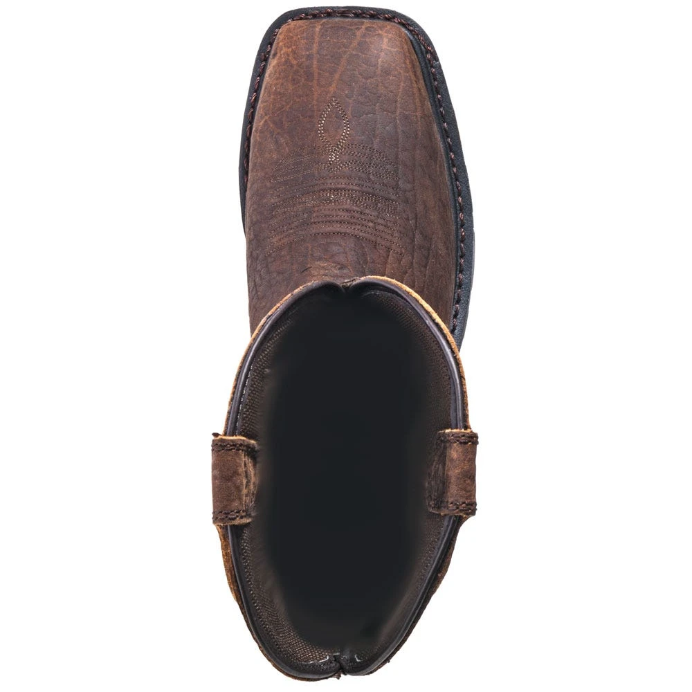 Justin Boots: Men's WK2111 Square Steel Toe Waterproof Commander X5 Pull-On Work Boots 4 Justin Boots: Men's WK2111 Square Steel Toe Waterproof Commander X5 Pull-On Work Boots - Image 2