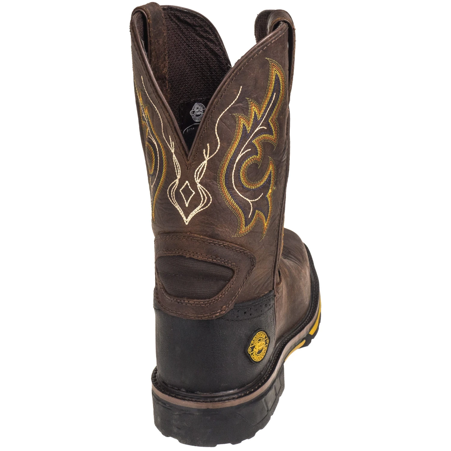 Justin Boots: Men's SE4624 Rustic Barnwood Hybred EH Cowboy Boots 9 Justin Boots: Men's SE4624 Rustic Barnwood Hybred EH Cowboy Boots - Image 7