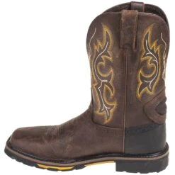 Justin Boots: Men's SE4624 Rustic Barnwood Hybred EH Cowboy Boots 13 Justin Boots: Men's SE4624 Rustic Barnwood Hybred EH Cowboy Boots -Work Shoe Store justin wk4624 i 01