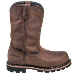 Justin Boots: Men's WK4630 Brown 10" Composite Toe Boots 12 Justin Boots: Men's WK4630 Brown 10" Composite Toe Boots -Work Shoe Store justin wk4630 o 01