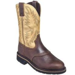 Justin Boots: Men's SE4660 Brown Stampede Cowboy Boots -Work Shoe Store justin wk4660 080 p 01