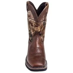 Justin Boots: Men's SE4676 RealTree Square Toe Cowboy Boots -Work Shoe Store justin wk4676 f 01