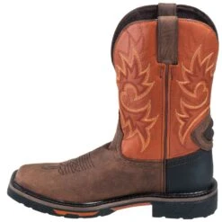 Justin Boots: Men's SE4944 Two Tone Leather EH Cowboy Work Boots 13 Justin Boots: Men's SE4944 Two Tone Leather EH Cowboy Work Boots -Work Shoe Store justin wk4944 090 i 01
