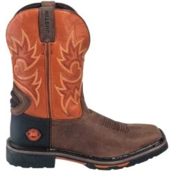 Justin Boots: Men's SE4944 Two Tone Leather EH Cowboy Work Boots 12 Justin Boots: Men's SE4944 Two Tone Leather EH Cowboy Work Boots -Work Shoe Store justin wk4944 090 o 01
