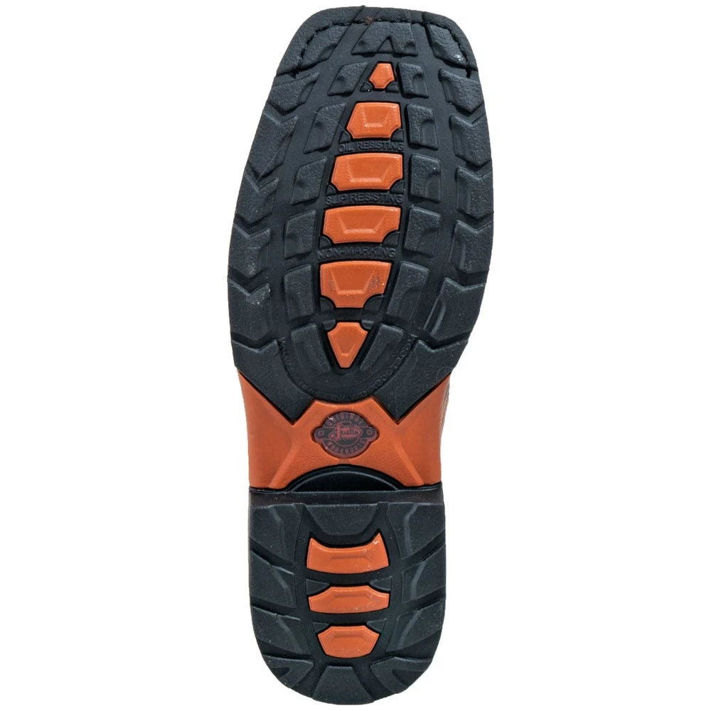 Justin Boots: Men's SE4944 Two Tone Leather EH Cowboy Work Boots 3 Justin Boots: Men's SE4944 Two Tone Leather EH Cowboy Work Boots