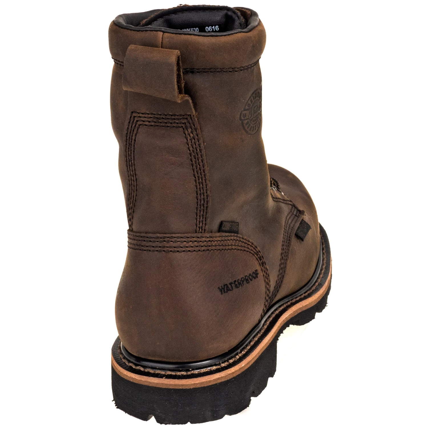 Justin Boots: Men's WK630 Brown Waterproof Composite Toe Met Guard Boots 9 Justin Boots: Men's WK630 Brown Waterproof Composite Toe Met Guard Boots - Image 7