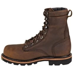 Justin Boots: Men's WK630 Brown Waterproof Composite Toe Met Guard Boots 13 Justin Boots: Men's WK630 Brown Waterproof Composite Toe Met Guard Boots -Work Shoe Store justin wk630 i 01 1