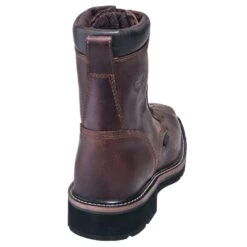 Justin Boots: Men's SE682 Steel Toe 8-Inch EH Stampede Work Boots -Work Shoe Store justin wk682 b 01
