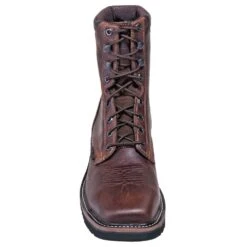 Justin Boots: Men's SE682 Steel Toe 8-Inch EH Stampede Work Boots -Work Shoe Store justin wk682 f 01
