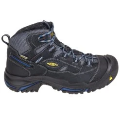 KEEN Utility Boots: Men's 1014605 Grey Waterproof EH Braddock Mid Hikers -Work Shoe Store keen 1014605 o 01
