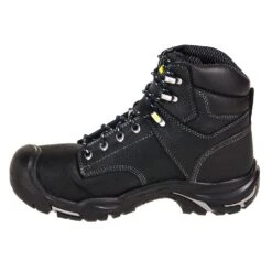 KEEN Utility Boots: Men's 1016778 Black 6-Inch Steel Toe EH Waterproof Mt. Vernon Work Boots -Work Shoe Store keen 1016778 i 001