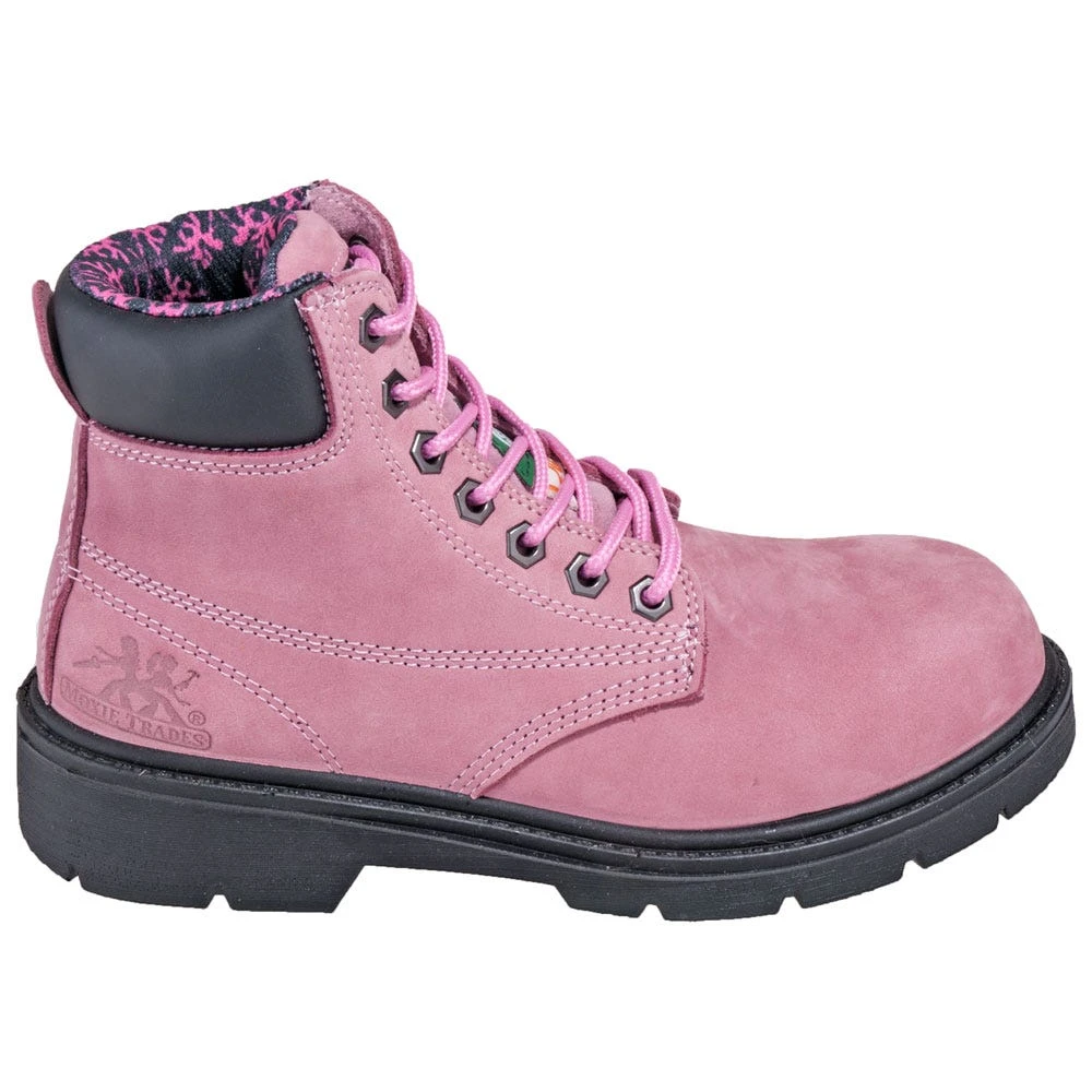 Moxie Boots: Women's 50162 Steel Toe Waterproof EH Pink Alice Work Boots 3 Moxie Boots: Women's 50162 Steel Toe Waterproof EH Pink Alice Work Boots