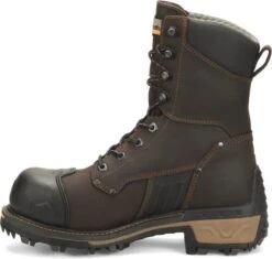 Matterhorn Boots: Men's MT2560 Brown 8” Maximus 2.0 Composite Toe Waterproof Logger Work Boot -Work Shoe Store mt2560 500xauto instep
