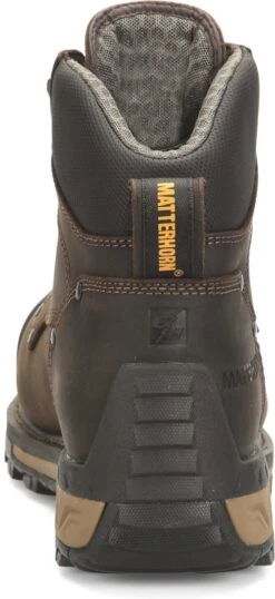 Matterhorn Boots: Men's MT2561 Brown Composite Toe Maximus 2.0 6" Waterproof Work Boot -Work Shoe Store mt2561 500xauto heel