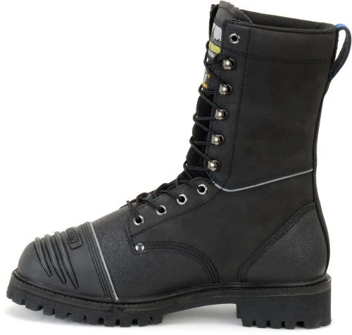 Matterhorn Boots: Men's MT903 Black 10" Waterproof Internal Metguard Work Boot 5 Matterhorn Boots: Men's MT903 Black 10" Waterproof Internal Metguard Work Boot - Image 3