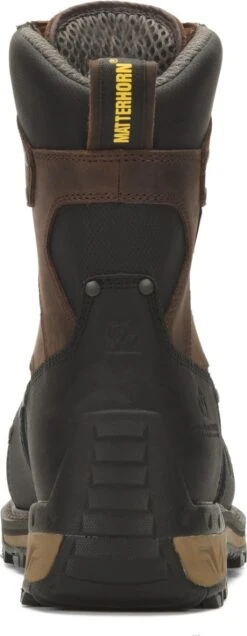 Matterhorn Boots: Men's MTC300 Brown 8” Composite Toe Waterproof Internal Metguard Work Boot -Work Shoe Store mtc300 500xauto heel