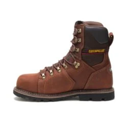 Caterpillar Boots: Men's Alaska 2.0 P90979 Brown Waterproof Thinsulate Steel Toe Boots -Work Shoe Store p90979 4