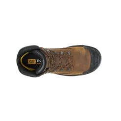 Caterpillar Boots: Men's P90991 Dark Brown 6" Waterproof Composite Toe Boots 11 Caterpillar Boots: Men's P90991 Dark Brown 6" Waterproof Composite Toe Boots -Work Shoe Store p90991 6