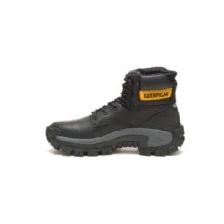 Caterpillar Boots: Men's P91287 Black Steel Toe Invader Hi EH Hiker Work Boot -Work Shoe Store p91287 3edit