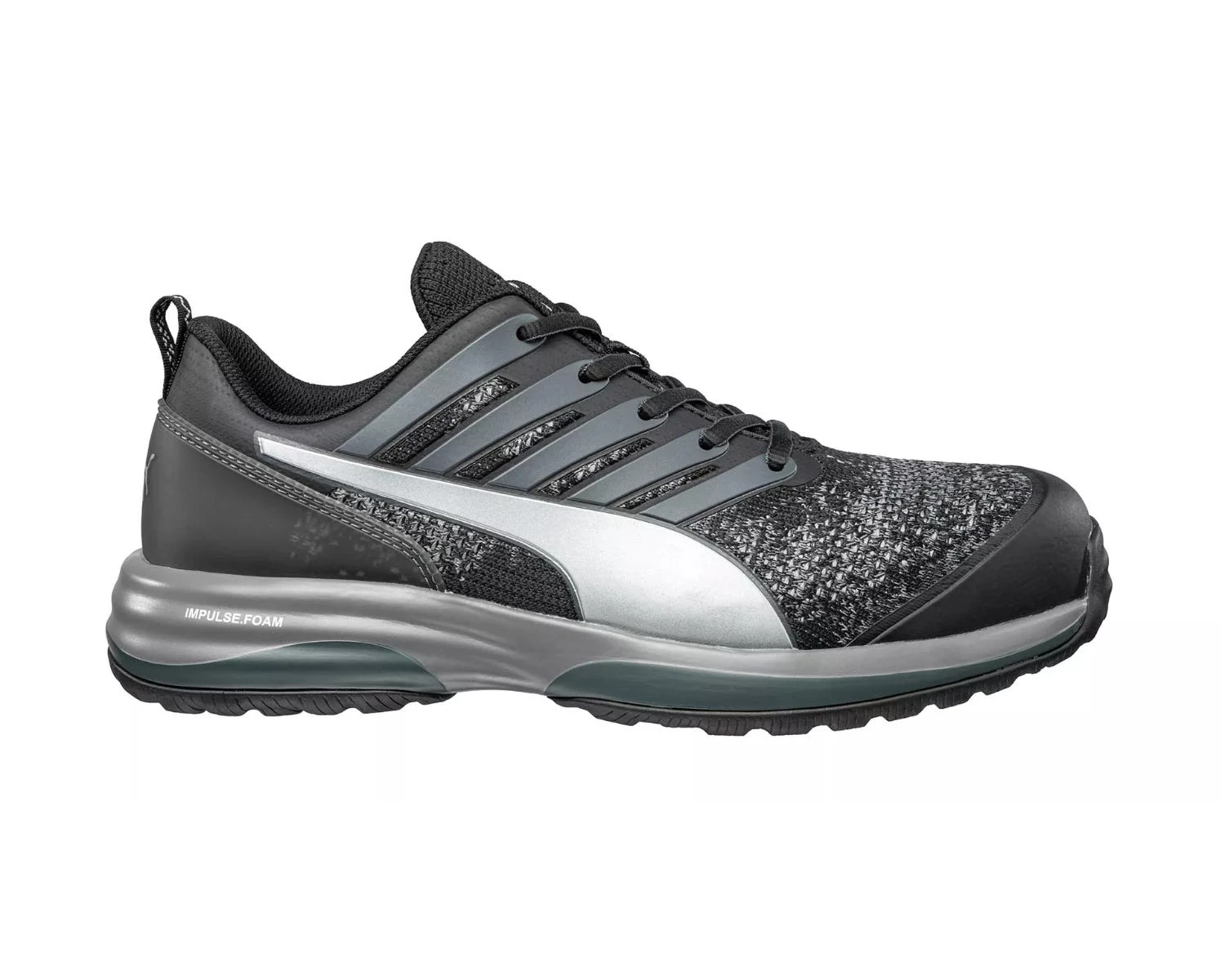 Puma Safety: Men's 644545 Charge Black Low Fiberglass Toe Athletic Work Shoe 7 Puma Safety: Men's 644545 Charge Black Low Fiberglass Toe Athletic Work Shoe - Image 5