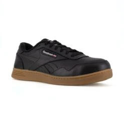 Reebok Shoes: Women's RB154 Black Gum Composite Toe Club Memt Classic Work Sneaker