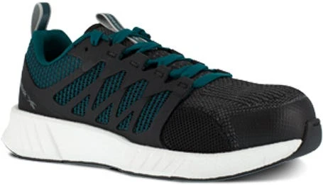Reebok Shoes: Women's RB314 Black Fusion Flexweave EH Composite Toe Slip Resistant Athletic Shoe 6 Reebok Shoes: Women's RB314 Black Fusion Flexweave EH Composite Toe Slip Resistant Athletic Shoe - Image 4