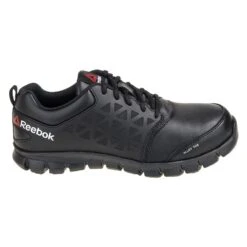 Reebok Shoes: Men's Black Alloy Toe RB4047 Sublite Cushion EH Athletic Work Shoes -Work Shoe Store rb4047 7