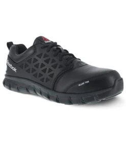 Reebok Shoes: Women's RB047 Black EH Alloy Toe Athletic Oxford Slip-Resistant Shoes 10 Reebok Shoes: Women's RB047 Black EH Alloy Toe Athletic Oxford Slip-Resistant Shoes -Work Shoe Store rb4047 rb047 expand