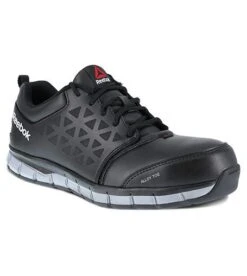 Reebok Shoes: Women's RB049 Black Slip Resistant Sublite Alloy Toe Shoes -Work Shoe Store rb4049 expand 1