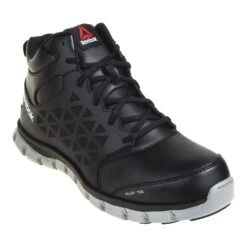 Reebok Shoes: RB4142 Sublite EH Steel Toe Men's Black Athletic Mid Shoes -Work Shoe Store rb4142 1 1