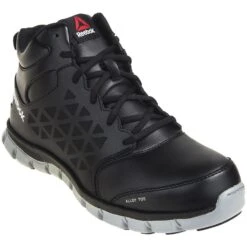 Reebok Shoes: RB4142 Sublite EH Steel Toe Men's Black Athletic Mid Shoes -Work Shoe Store rb4142 1 1