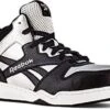 Reebok Shoes: Women's RB471 Metallic Black Composite Toe SD10 High Top Work Sneaker 1 Reebok Shoes: Women's RB471 Metallic Black Composite Toe SD10 High Top Work Sneaker -Work Shoe Store rb471 expand