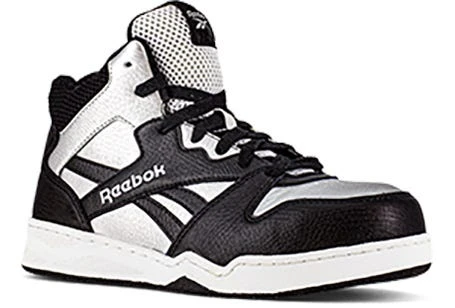 Reebok Shoes: Women's RB471 Metallic Black Composite Toe SD10 High Top Work Sneaker 3 Reebok Shoes: Women's RB471 Metallic Black Composite Toe SD10 High Top Work Sneaker