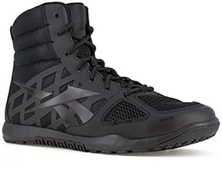 Reebok Boots: Men's RB7120 Black 6 Inch Nano Tactical EH Soft Toe Work Boot 3 Reebok Boots: Men's RB7120 Black 6 Inch Nano Tactical EH Soft Toe Work Boot