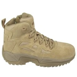 Reebok Boots: Men's Tan RB8694 Rapid Response EH Composite Toe Military Boots -Work Shoe Store rb8694 2