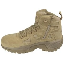 Reebok Boots: Men's Tan RB8694 Rapid Response EH Composite Toe Military Boots -Work Shoe Store rb8694 4