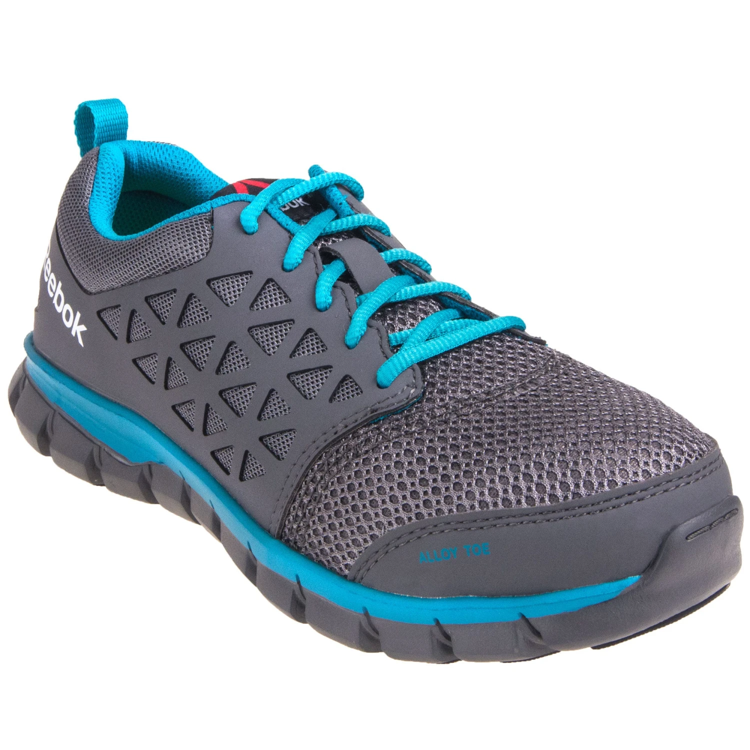 Reebok Shoes: Women's Sublite Cushion Grey Alloy Toe ESD RB045 Athletic Oxfords 7 Reebok Shoes: Women's Sublite Cushion Grey Alloy Toe ESD RB045 Athletic Oxfords - Image 5