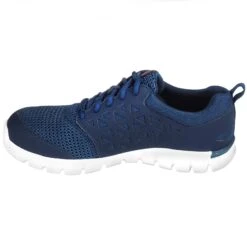 Reebok Shoes: Men's Alloy Toe ESD RB4043 Sublite Cushion Blue Athletic Shoes -Work Shoe Store reebok rb4043 i 01 1