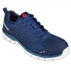 Reebok Shoes: Men's Alloy Toe ESD RB4043 Sublite Cushion Blue Athletic Shoes -Work Shoe Store reebok rb4043 p 01
