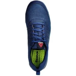 Reebok Shoes: Men's Alloy Toe ESD RB4043 Sublite Cushion Blue Athletic Shoes -Work Shoe Store reebok rb4043 t 01 1