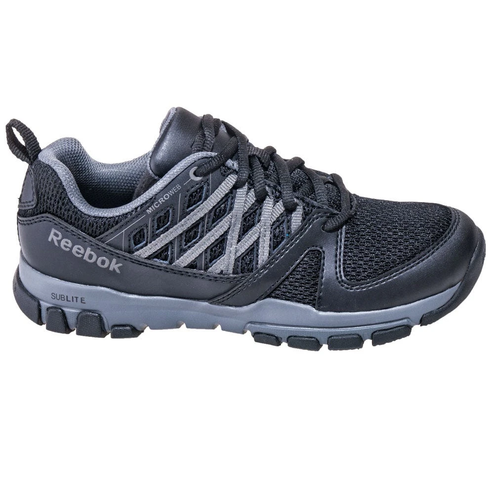 Reebok Shoes: Men's RB4016 Black Sublite ESD Steel Toe Athletic Work Shoes 6 Reebok Shoes: Men's RB4016 Black Sublite ESD Steel Toe Athletic Work Shoes - Image 4