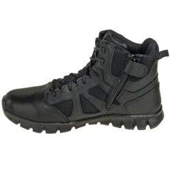 Reebok Boots: Men's 6-Inch RB8605 EH Black Sublite Cushion Side Zip Tactical Boots -Work Shoe Store reebok rb8605 i 01
