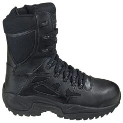 Reebok Boots: Men's Black RB8874 Rapid Response EH Composite Toe Military Boots -Work Shoe Store reebok rb8874 o 01