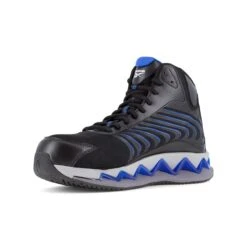 Reebok Shoes: Men's RB3225 Black Blue Composite Toe SD10 High Top Work Sneaker -Work Shoe Store reebok rb3225 zig elusion heritage work 03edit