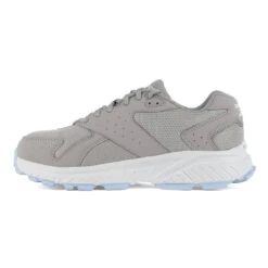 Reebok Shoes: Women's RB362 Grey Powder Blue Steel Toe EH Athletic Work Shoe -Work Shoe Store reebok rb362 hyperium work 04edit