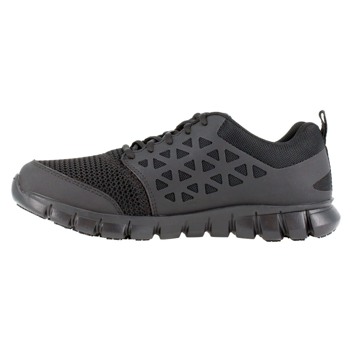 Reebok Shoes: Men's RB4035 Black Sublite Cushion ESD Slip Resistant Athletic Shoe 3 Reebok Shoes: Men's RB4035 Black Sublite Cushion ESD Slip Resistant Athletic Shoe