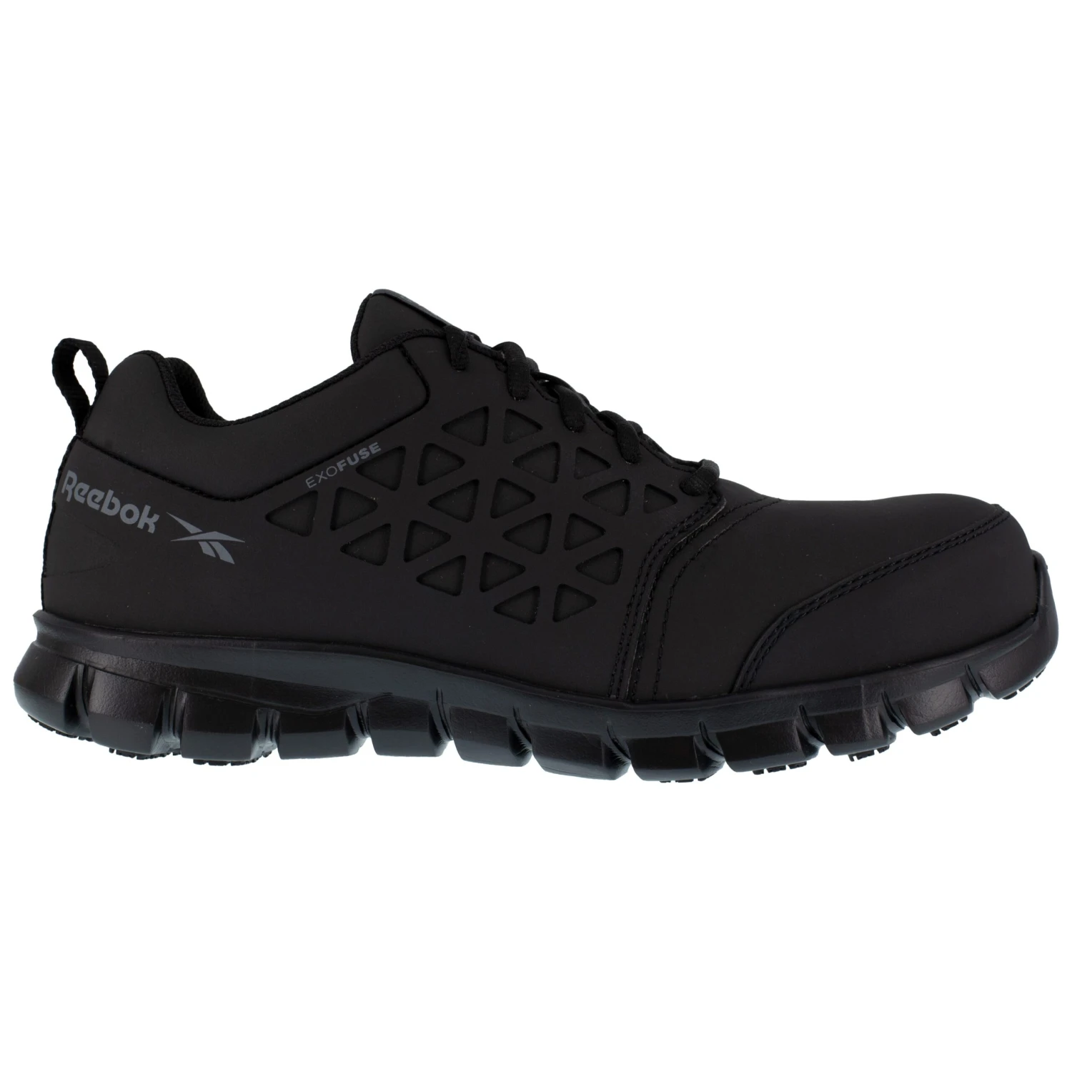 Reebok Shoes: Men's RB4051 Black Sublite Cushion Composite Toe Slip Resistant Athletic Shoe 6 Reebok Shoes: Men's RB4051 Black Sublite Cushion Composite Toe Slip Resistant Athletic Shoe - Image 4