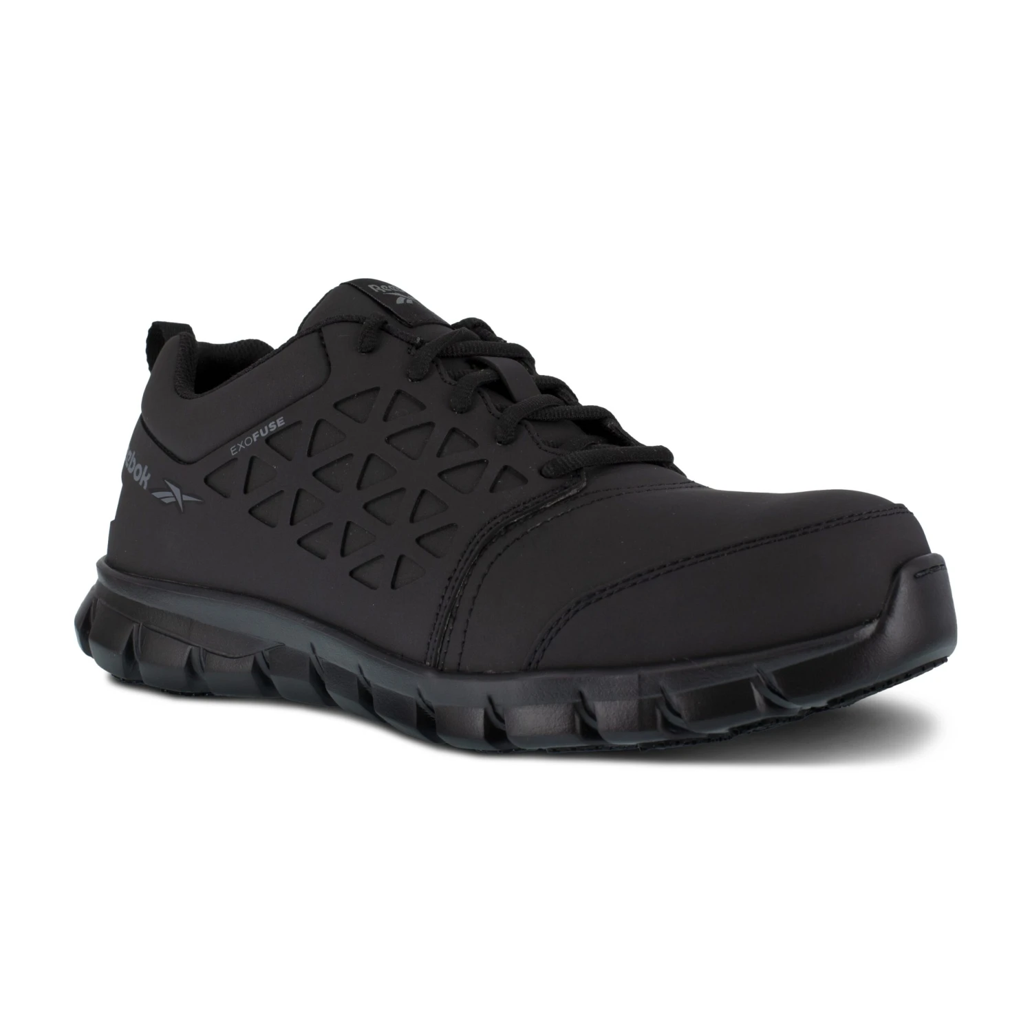 Reebok Shoes: Men's RB4051 Black Sublite Cushion Composite Toe Slip Resistant Athletic Shoe 4 Reebok Shoes: Men's RB4051 Black Sublite Cushion Composite Toe Slip Resistant Athletic Shoe - Image 2